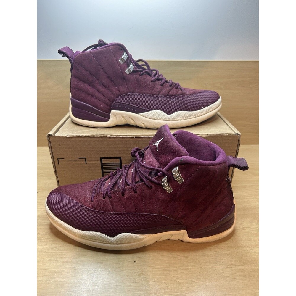 Nike Air Jordan 12 Retro 'Bordeaux' Basketball Shoes Sneakers Men's Size 10.5